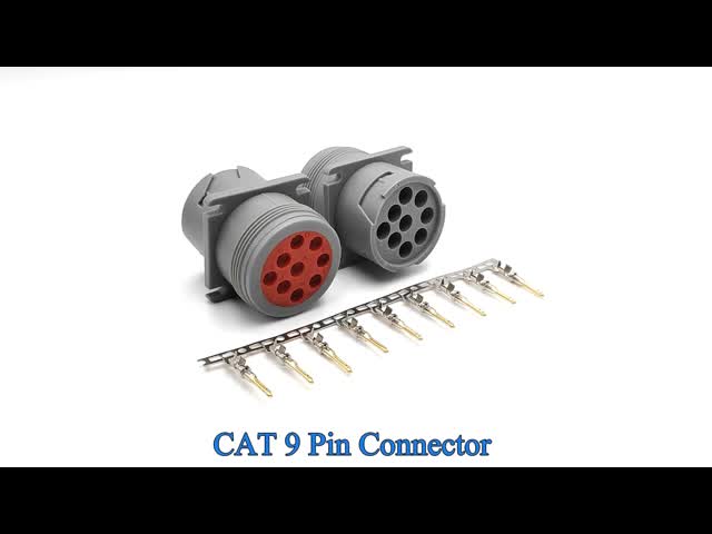 Caterpillar Connector CAT 9 Pin Plug HD10-9-96P
