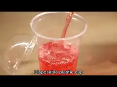 Disposable Plastic Dome Lid  Cup Lid 80mm 90mm  PLA Plastic Dome Cover