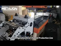 High Efficiency Roll Forming Machine For Photovoltaic And Seismic Bracing Strut Channels