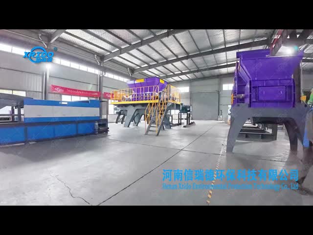 Automatic Aluminium Shredder Machine Recycling Metal Scrap Shredder