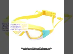 De Zwemmende Beschermende brillen van de kinderen Antimist met de Lens Overmaatse Sporten Eyewear van Oorstoppen