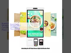 Touch Screen Stands Digital Self Service Kiosk Checkout Payment Ordering Restaurant Order