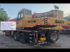 Equipamento de elevação de guindastes hidráulicos STC250