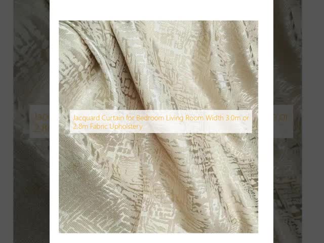 Jacquard Weave Curtain Fabric 3.0m/2.8m Width Upholstery Fabric Material
