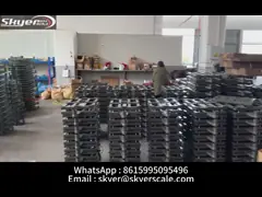 3T-5T Rated Load Mild Steel Floor Scale 0.9x1.5m For Industrial Applications