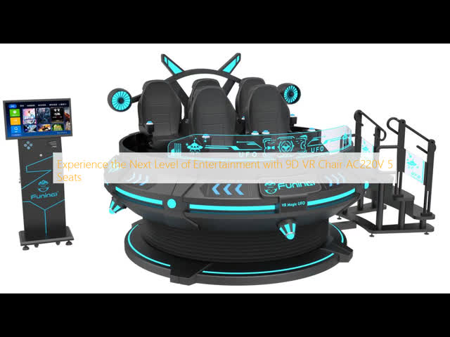 エンターテインメント 55インチスクリーン 9D VRチェア AC220V 5席