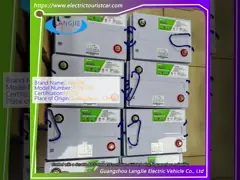 4-EV-150 Dry Battery Electric Golf Car Marshell Voor Club Cart Voorgaande onderdelen