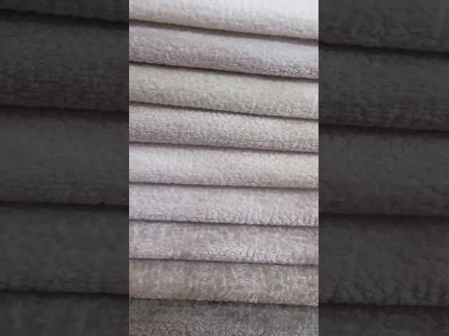 Knitted Upholstery Velvet Fabric Chenille Polyester Fabric For Sofa