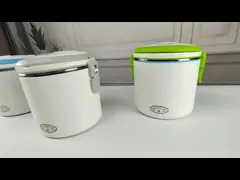 Round Rechargeable Heated Lunch Box 220V Electric Lunch Box 40w