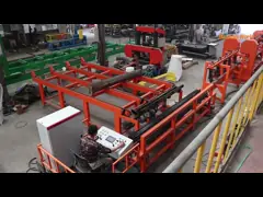 Twin Vertical Double Slabber Sawmill Machine SLS350, Automatic Twin Heads Band Saw Machine