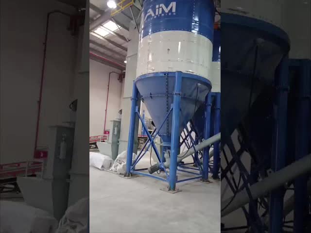 Full Automatic Dry Mortar Production Line 10-12TPH Skim Coating Mixer Machine Plant