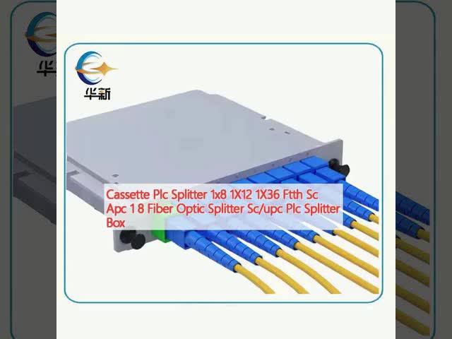 カセットPLCスプリッタ1x8 1X12 1X36 Ftth Sc Apc 1 8 光ファイバースプリッタ Sc/Upc PLCスプリッタボックス