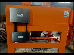 Suspended Magnetic Separator Electromagnetic Iron Remover For Slurries In The Chemical Industry
