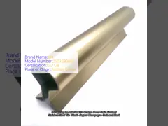 304 201 Custom Decor Champagne Goud Zwart Kleur Satin Afgerond Vlekvrye Staal Tegel Bewerking Voor Appartement Interieur Decoratie
