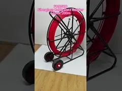 4.5-18mm Fiberglass Duct Rodder Fiber Optical Cable Pulling Machine Fiber Optic Cable Puller