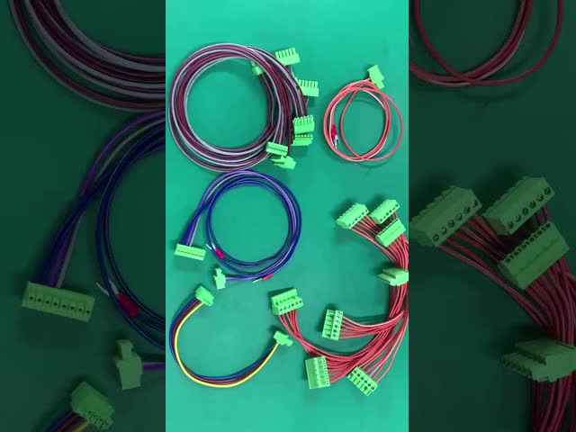 3.5mm 女性 プラグイン可能な端末ブロック ワイヤーとケーブル 組立 製造者 ワイヤリング ハーネス