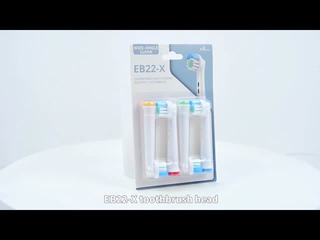 OEM/ODM 丸型電気歯ブラシ頭 取れる歯ブラシ頭 Eb22-X