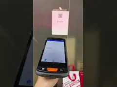 Handheld 5,5 Zoll Android 11 RFID Reader Scanner mit Ladegerät 9000mAh UHF Reader auf Lager