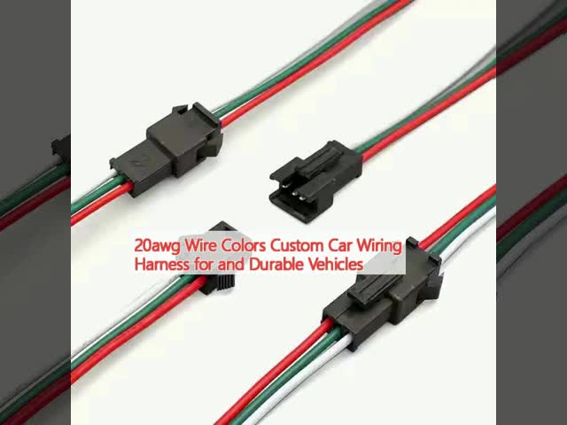 カスタム 20awg ワイヤー カラー カー ワイヤリング ハーネス 耐久性 高い耐久性