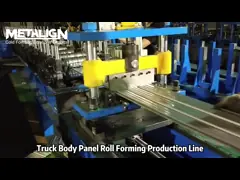 Multi Peak Corrugated Panels Cold Roll Forming Line With Integrated Hydraulic Cutting video