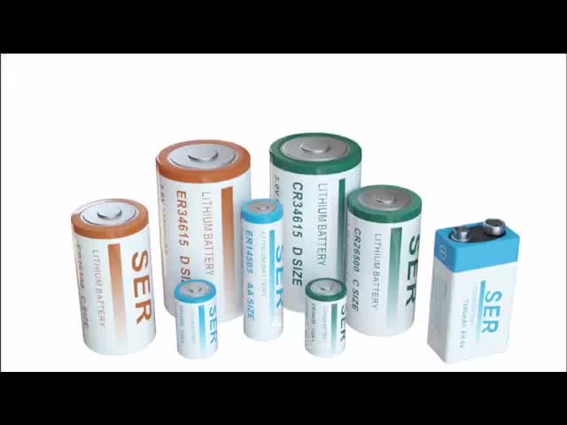 サイズ3.6のボルトAAのリチウム電池3000mAh ER18505M 