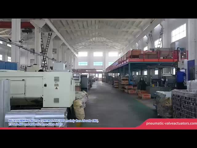 二重作用と単回帰回転ラックとピニオン 肺動動器