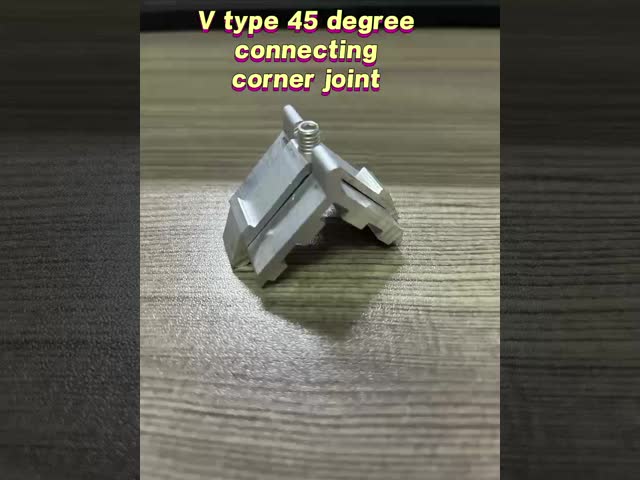 45° スライディングシステム用のアルミ窓とドア接続器