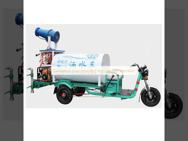 Sanitation Four Wheeled Water Sprinkler Truck 30-50Km/H 70-90km Driving Mileage