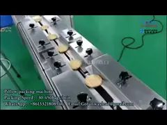 Efficiently Pack 35-80 Mm Bag Width Products With Horizontal Flow Wrapping Machine And Optional Hole Punching