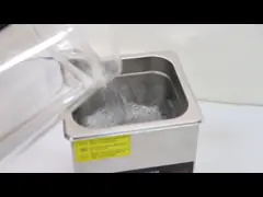 UC-100 limpiador mecánico por ultrasonidos 160W con limpieza con agua caliente