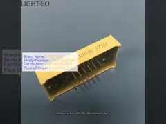 شاشة LED 4 أرقام 0.4 بوصة 7 قطعة الأنبود المشترك الأبيض للغاية لوحة الأجهزة