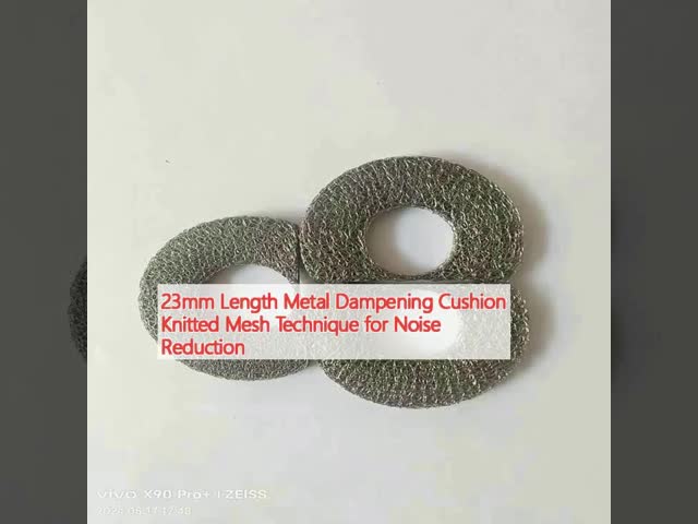 23mm 長さ メタルダムピング クッション 雑音削減のための編み網技術