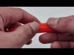 Open Type Split Braided Cable Protection Sleeve , High Temperature Wire Sleeve