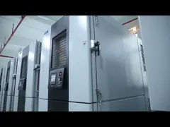 20%-98% आरएच रेंज ±0.5°C सटीकता 0.1% आरएच रिज़ॉल्यूशन के साथ तापमान आर्द्रता परीक्षण कक्ष