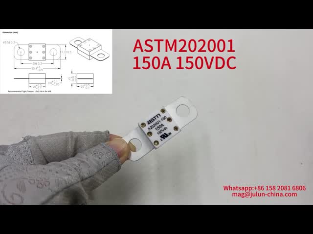 電気自動車用電池ファイューズ A202008 200A 125VDC 自動車用