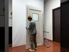 Aluminim Hinged Doors Customized Product Double Tempered Glass