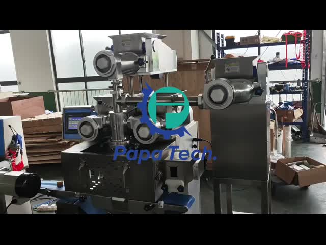PLC制御 エネルギーバー生産ライン 3色パンダクッキー製造機