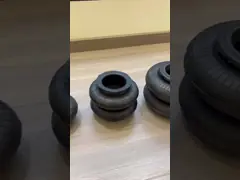 Piston AIRSUSTECH Rubber Air Spring 160mm Rubber Bellow With Flange