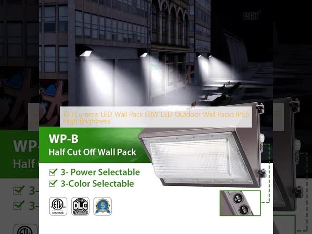 120 ルメン LED ウォールパック 60W LED 屋外壁パック IP65 高明るさ