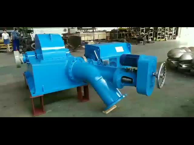 Vertical Water Turbine Generator / Turgo Turbine For Hydropower Plant video