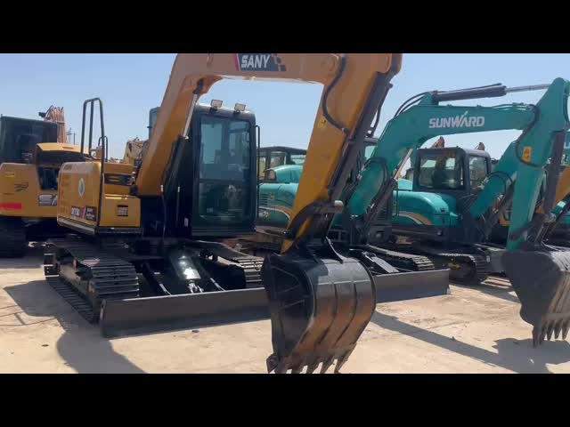 7トンの古き古き掘り機 サニー・シ75 クローラー・ディバー