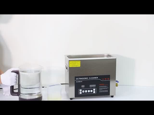 6L Limpador de Peças Ultrassônicas SUS 304 Limpador de Laboratório de Materiais Ultrassônicos