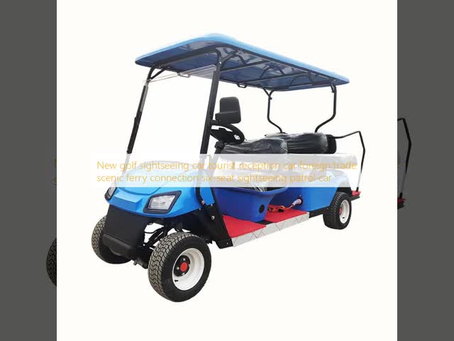 New golf sightseeing car tourist reception car foreign trade scenic ferry connection six-seat sightseeing patrol car
