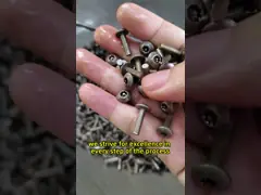 China Zinc Nickel Alloy Phillips Screws Built In Cushion Screw Round Head With Self Tapping Screw supplier
