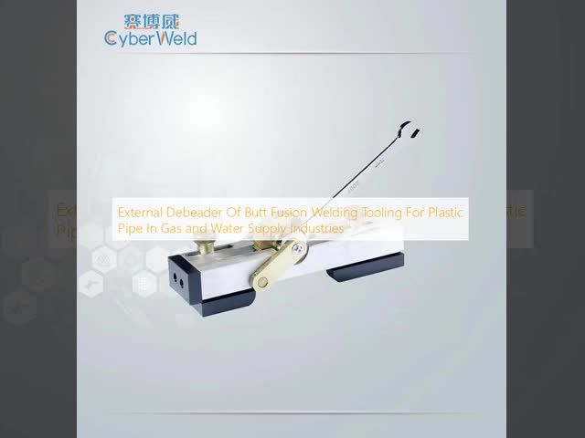 Manual Plastic Pipe Fusion Welder External Debeader Machine 125mm