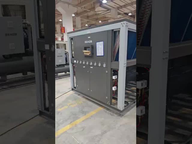 60HP 空気冷却スクロールチラー 工業プロセス 印刷用水冷却機とBOPPフィルムラミネーションライン