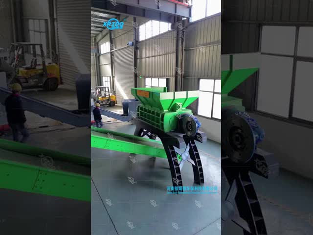 スクラップメタルリサイクルマシン カーボディ メタルシャレダー アルミ缶 スクラップシャレダー