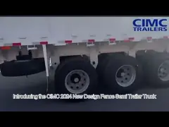 CIMC 2024 New Design Steel Fence Semi Trailer Truck Fence Trailers Product