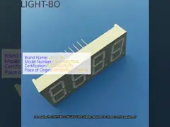 شاشة ساعة LED 4 أرقام 7 قطعة عادي للأنود لمعدات الجري اللياقة البدنية