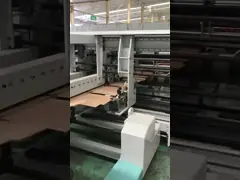Powerful Carton Automatic Folding Gluing Machine For Single And Dual Stitching